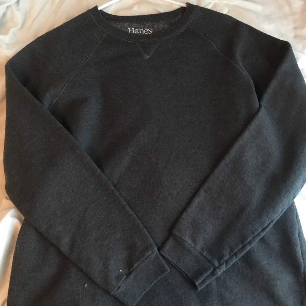 Gray Hanes Sweater